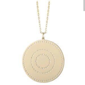 Lulu DK Xoxo Pendant in Gold Plated Brass